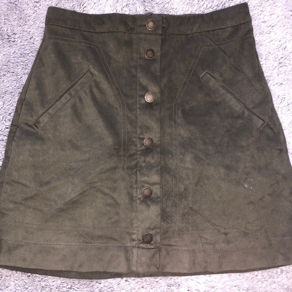 H&M ARMY GREEN SKIRT